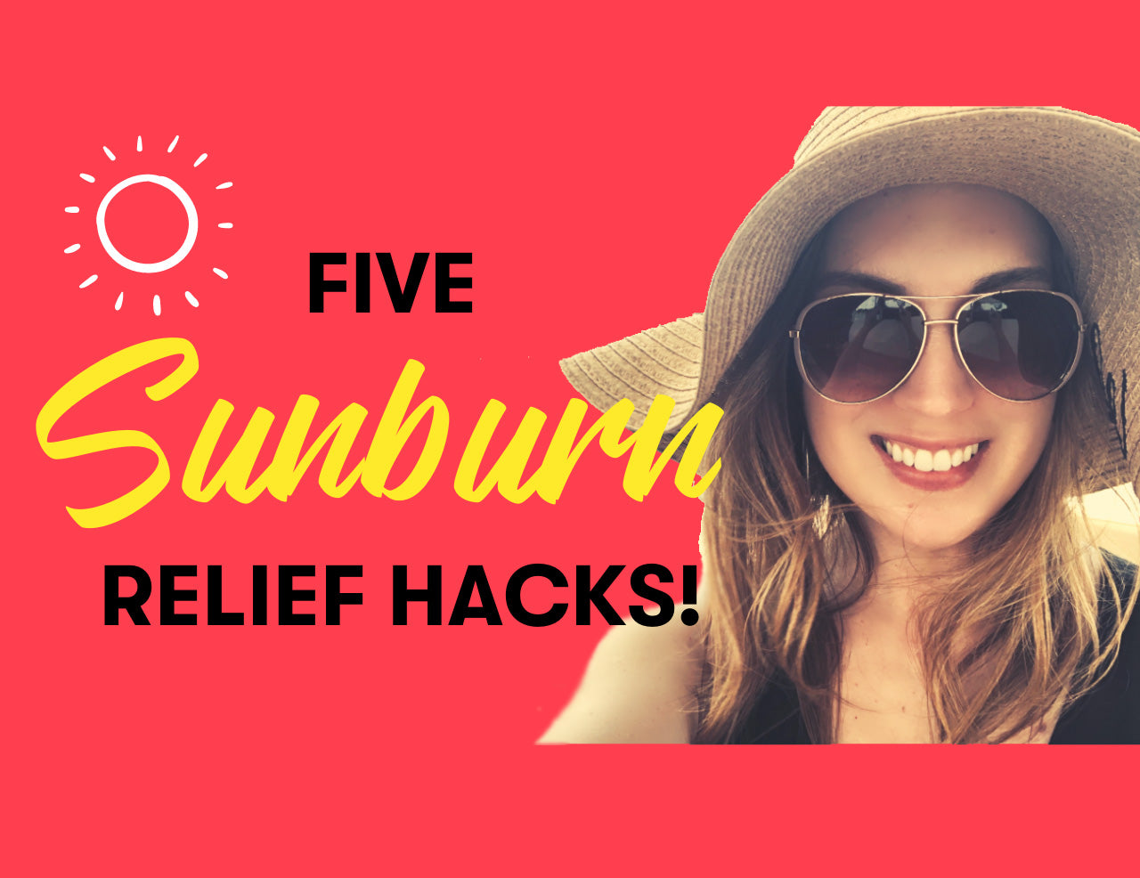 5 sunburn relief hacks to soothe your red, inflamed skin.