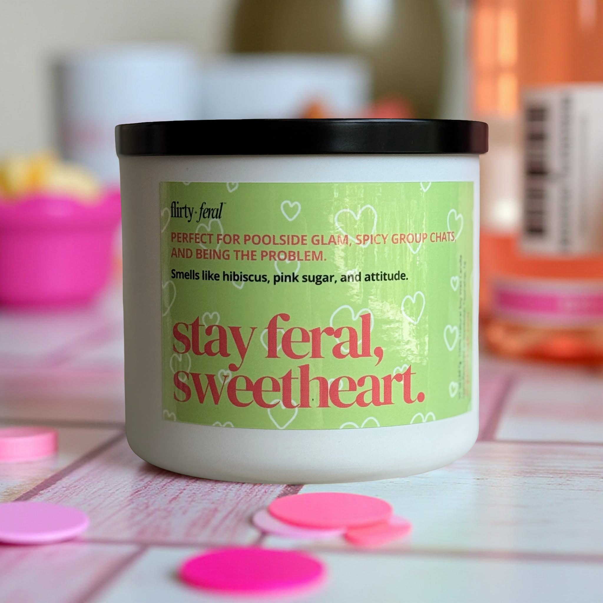 Stay Feral, Sweetheart Soy Candle