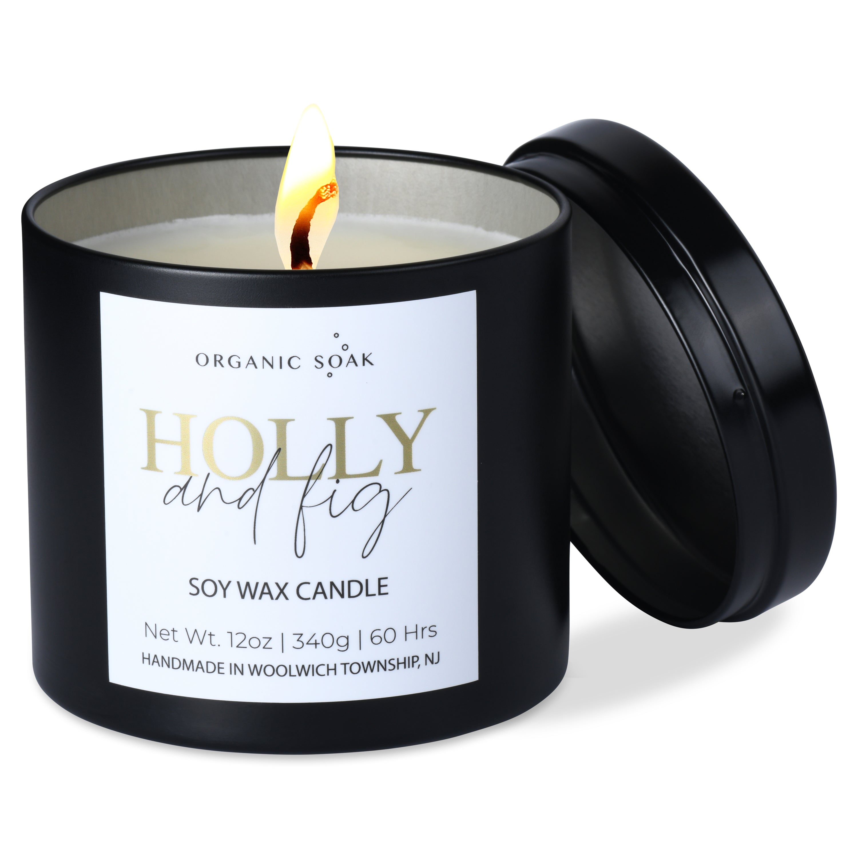 Holly and Fig Scented Soy Candle