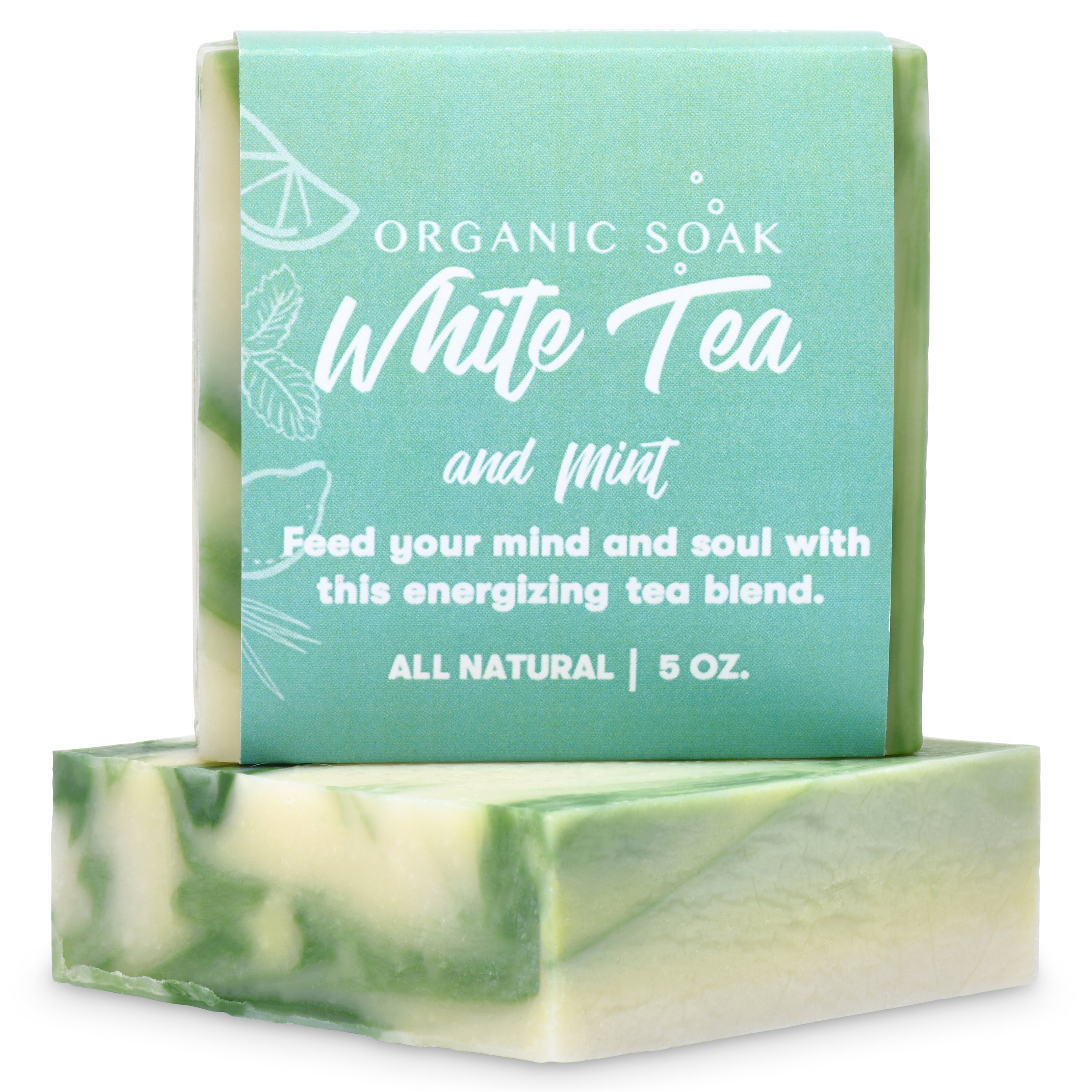 White Tea and Mint All Natural Bar Soap