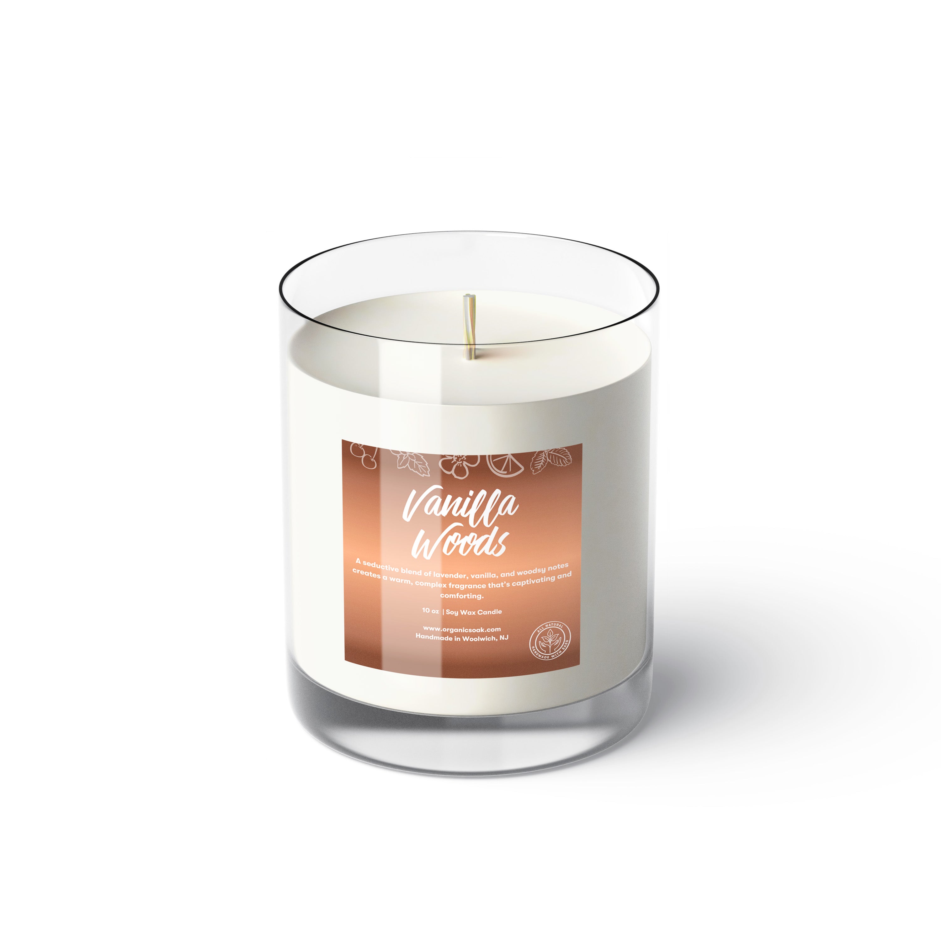 Vanilla Woods Scented Soy Candle