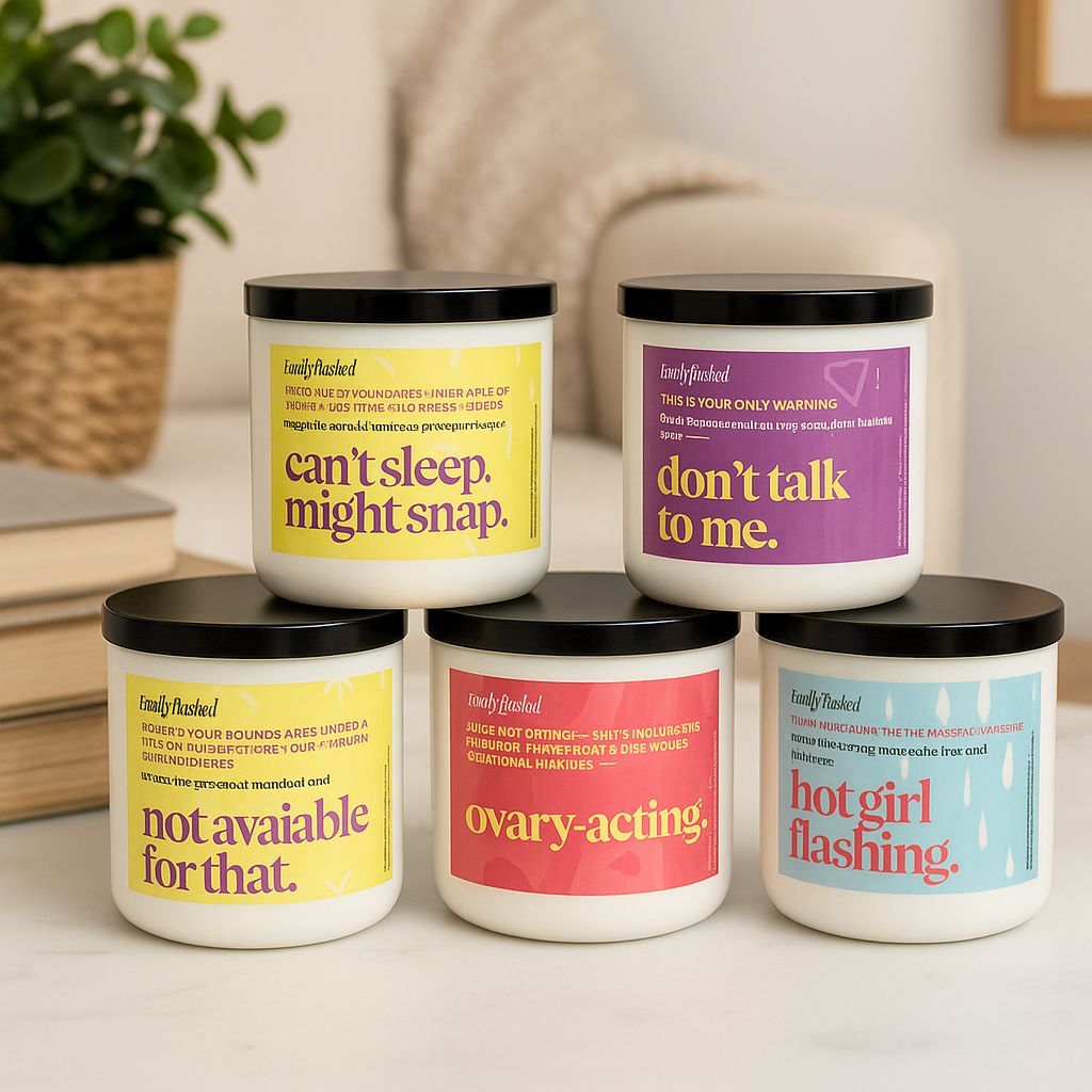 Ferally Flushed Candles