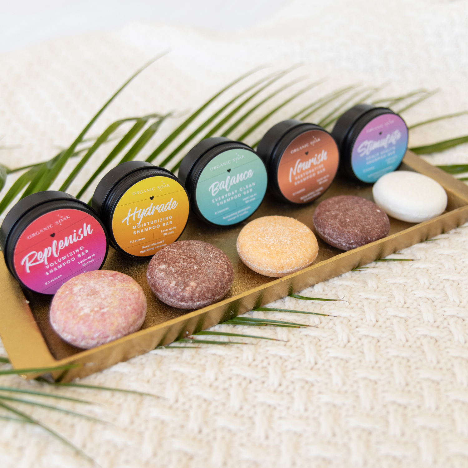 Organic Soak Shampoo Bars