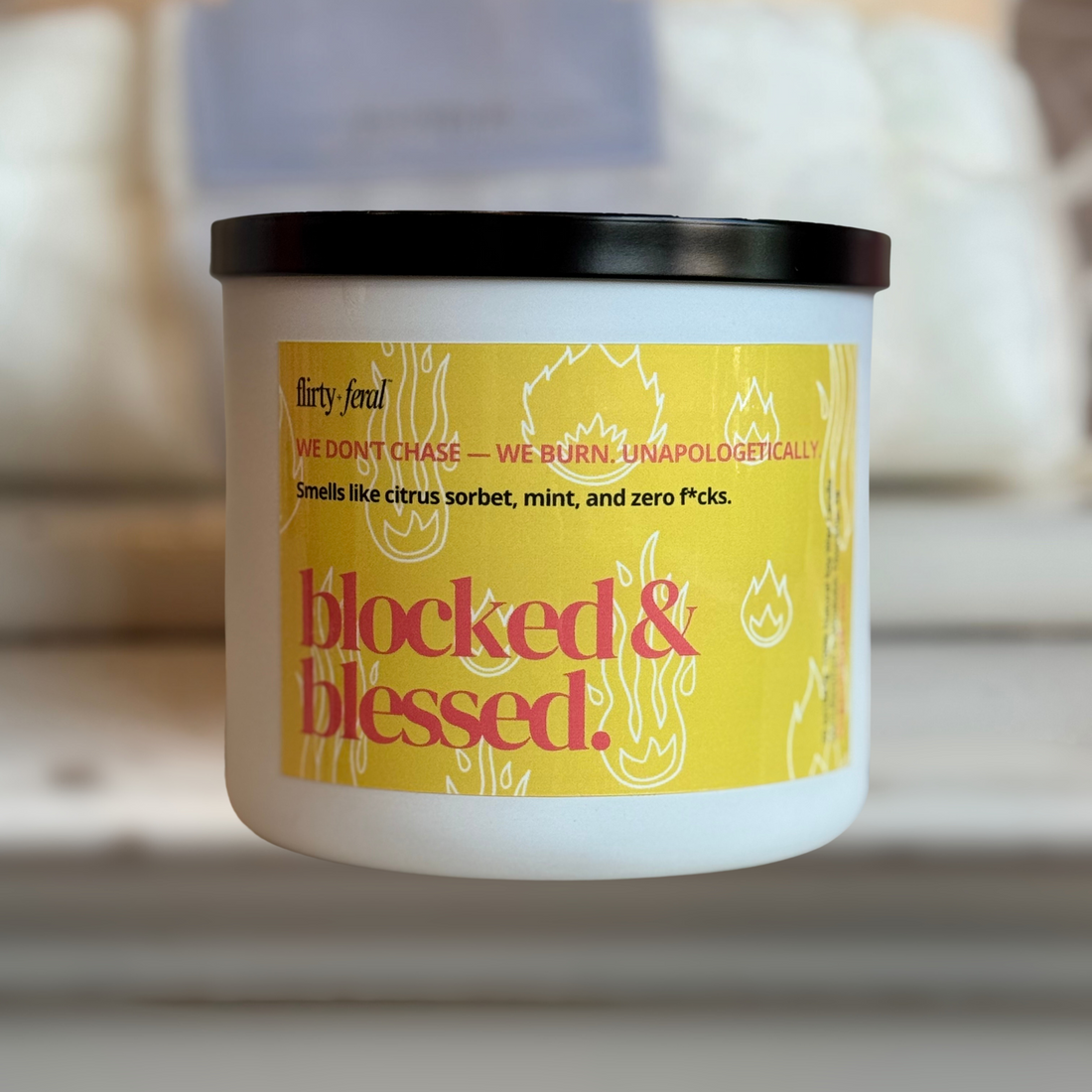 Blocked & Blessed Soy Candle