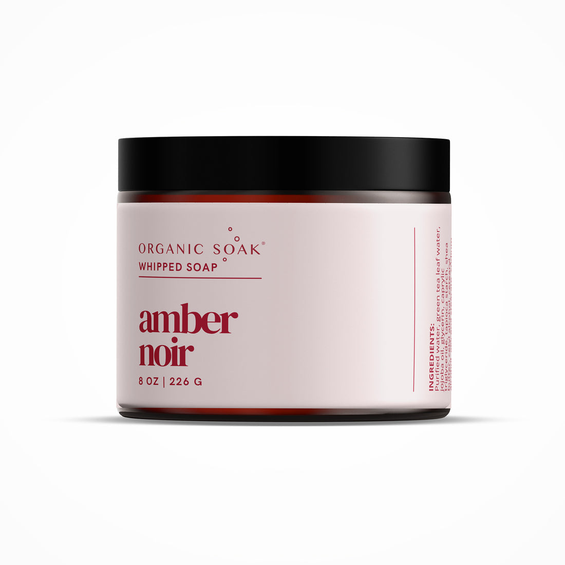 Amber Noir Whipped Soap