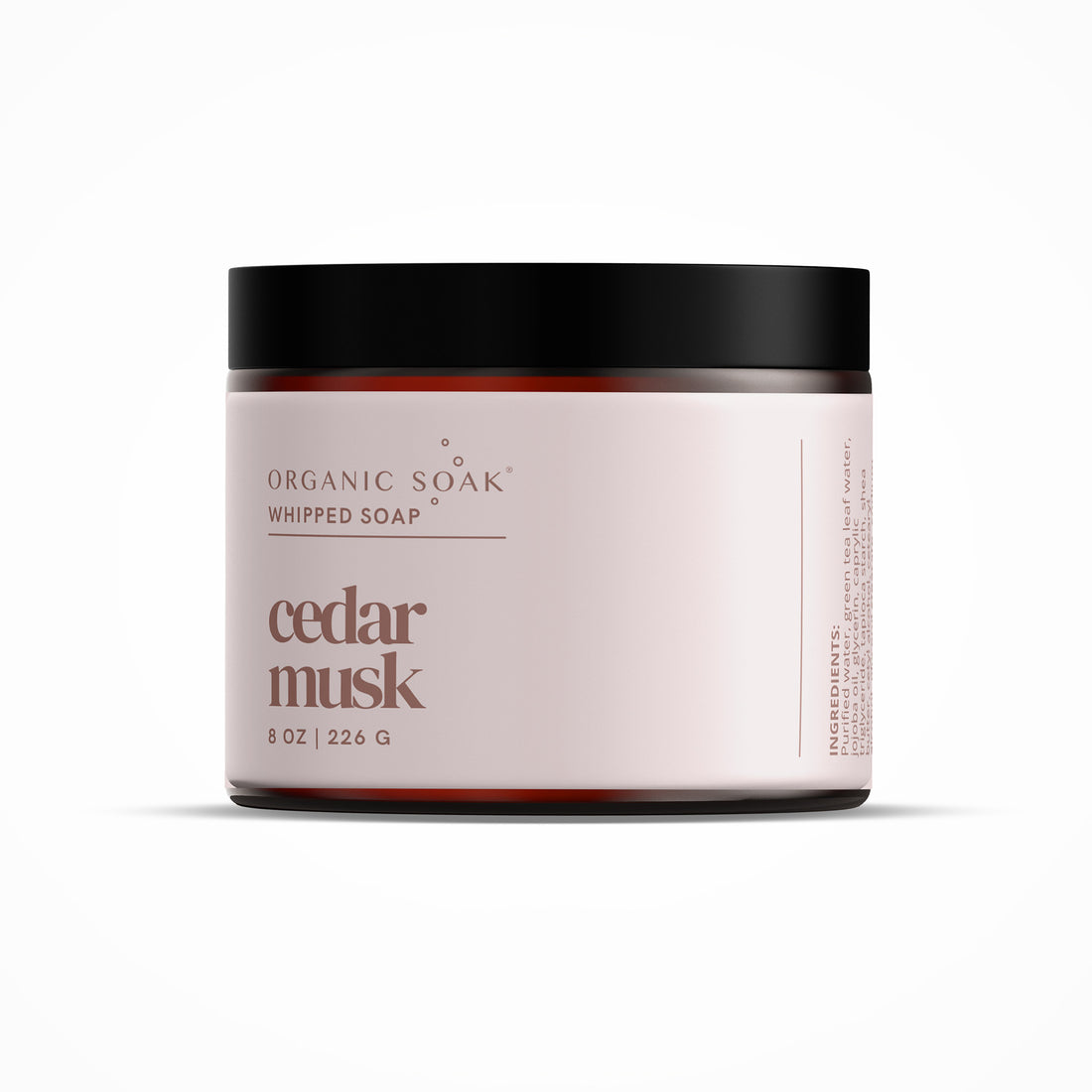Cedar Musk Whipped Soap