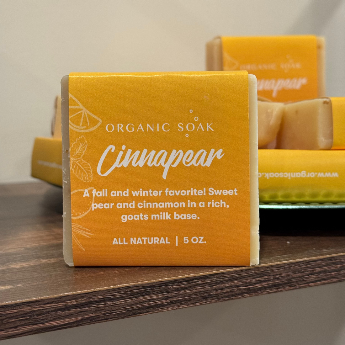 SEASONAL - Cinnapear Goats Milk Soap