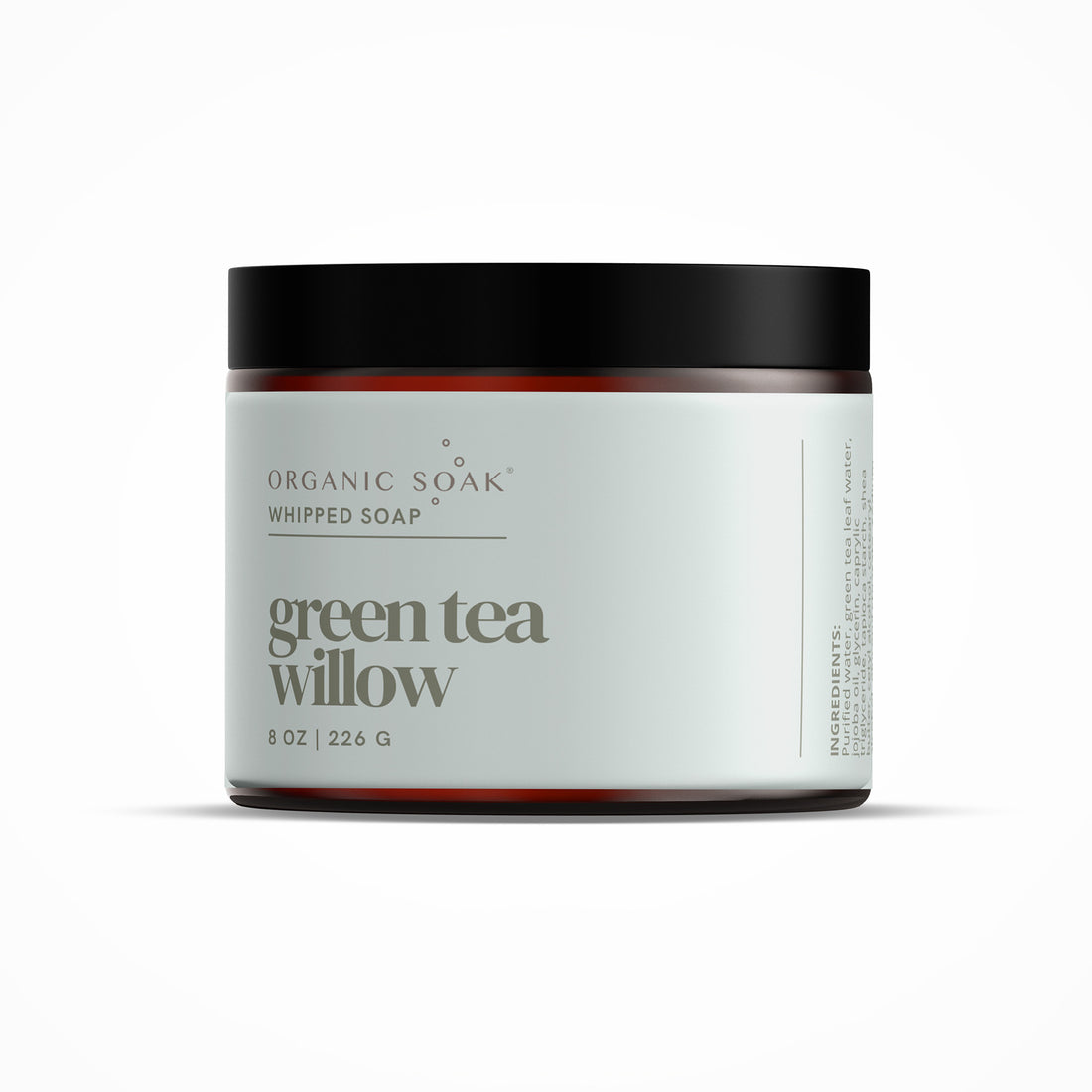 Green Tea &amp; Willow Whipped Soap