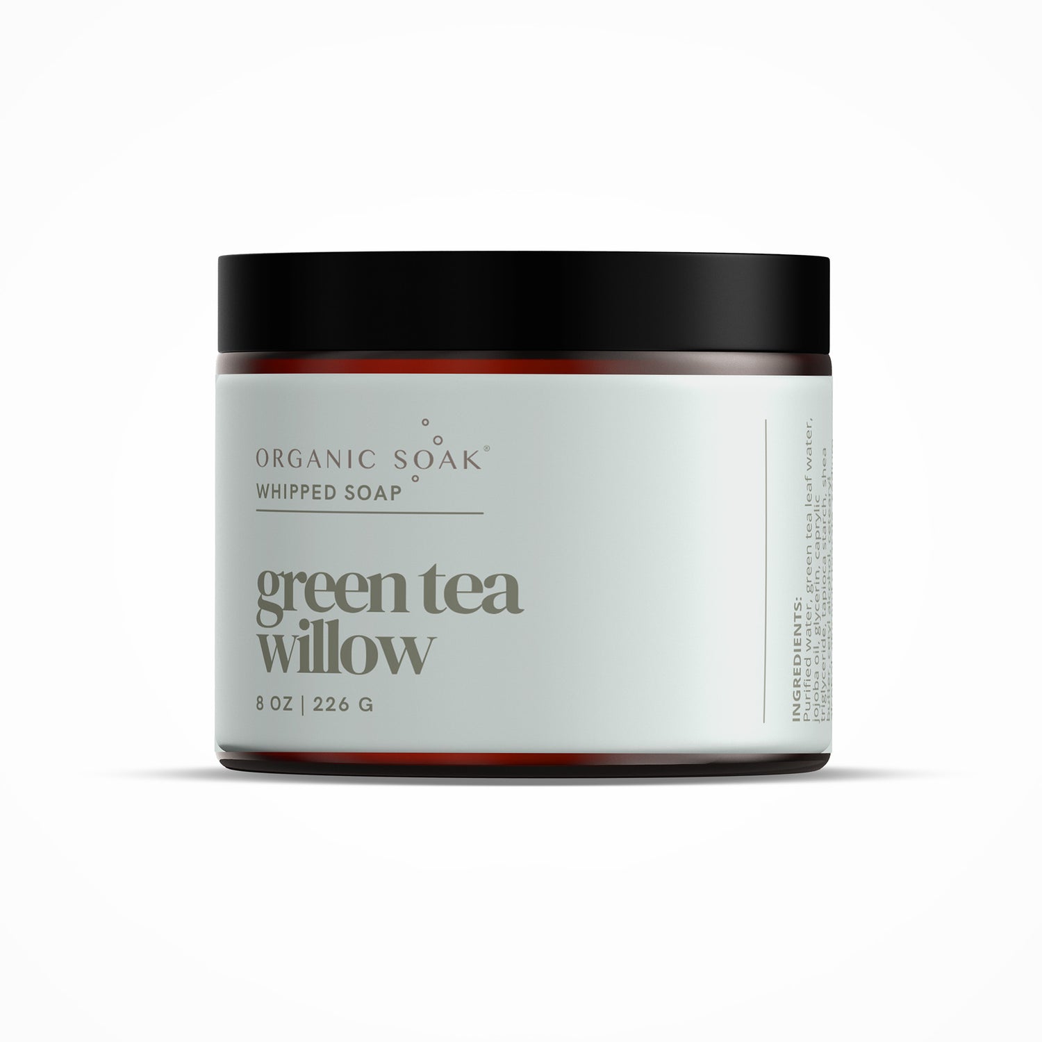 Green Tea &amp; Willow Whipped Soap