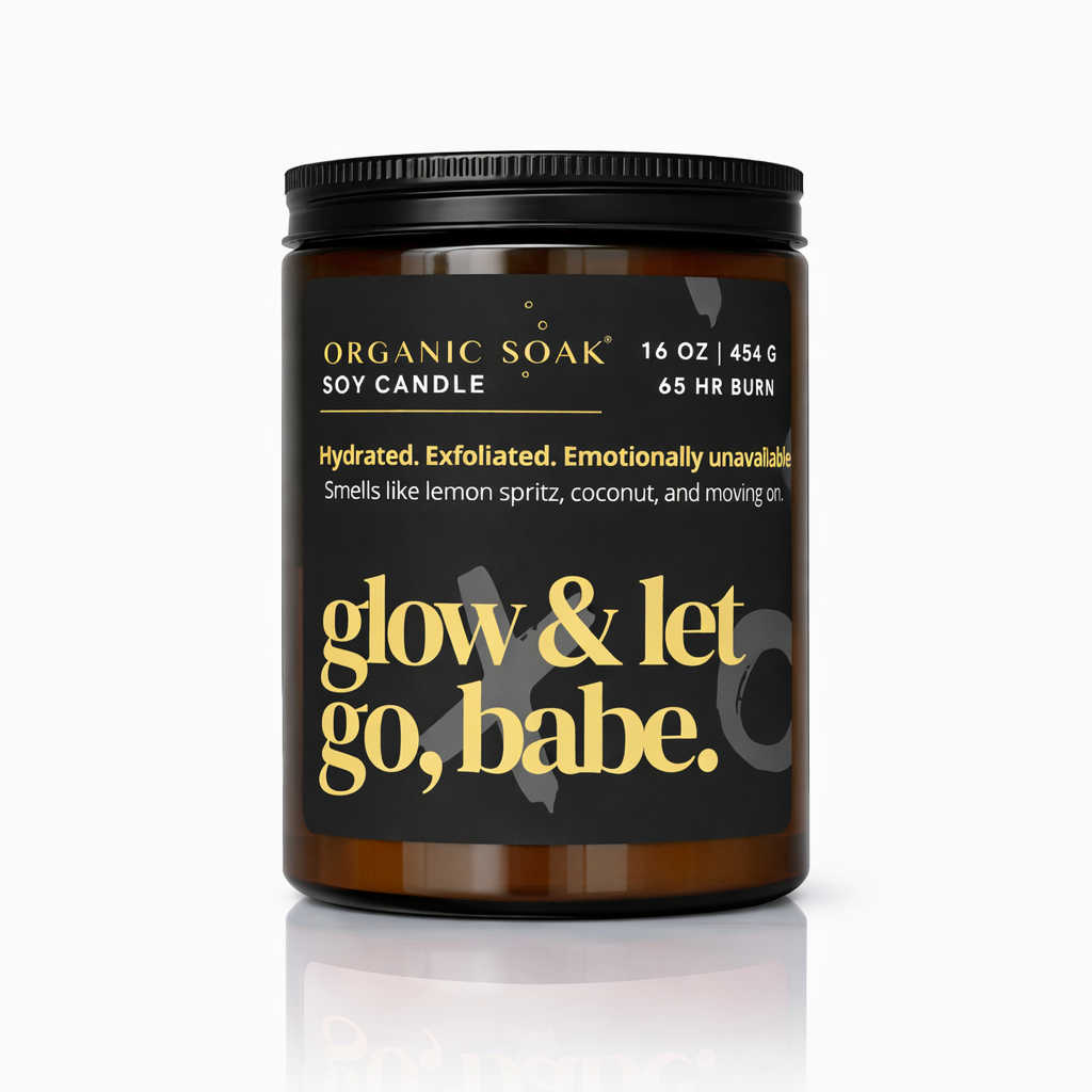 Glow &amp; Let Go, Babe Soy Candle