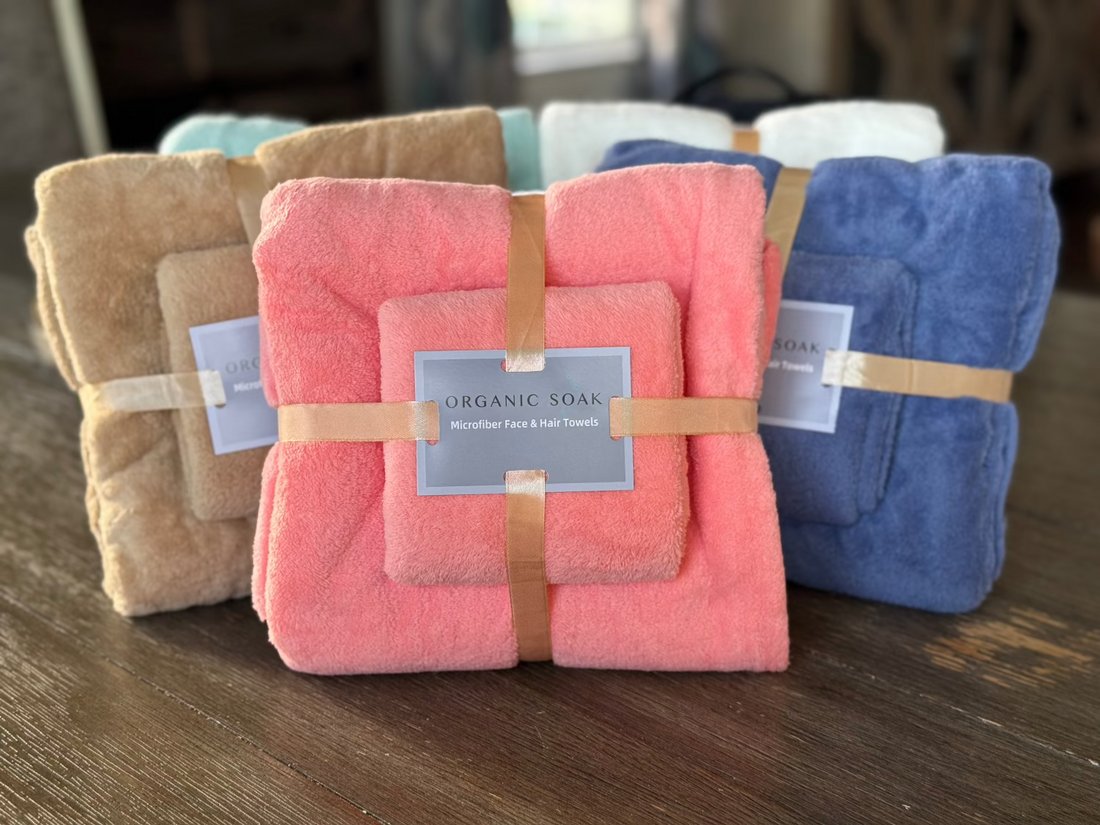 Organic Cotton + Microfiber Towels