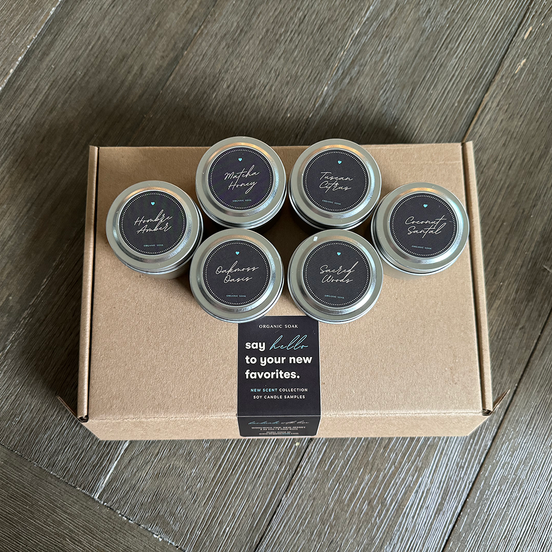 New Candle Scent Sampler Box
