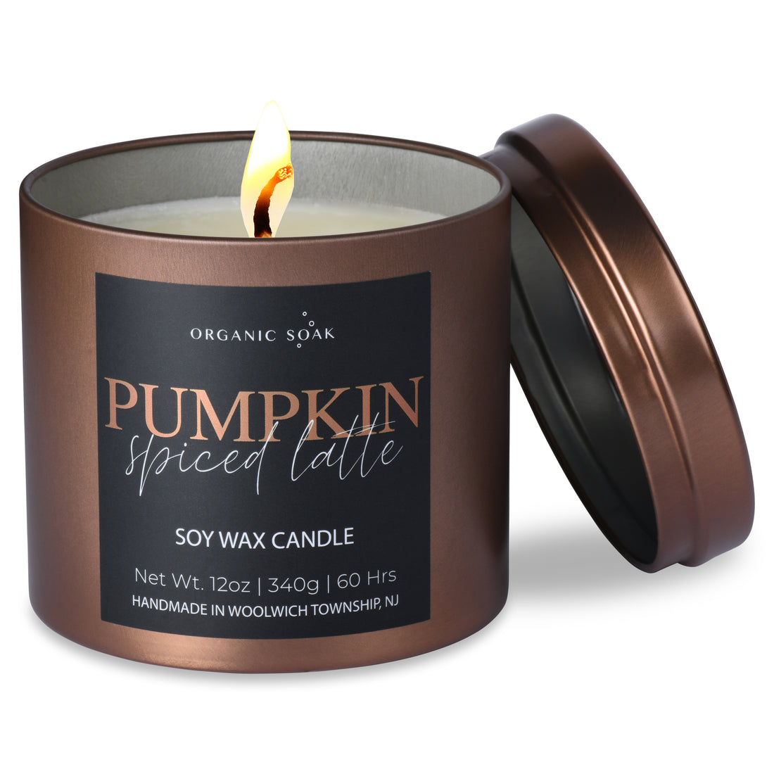 Spiced Pumpkin Latte Scented Soy Candle