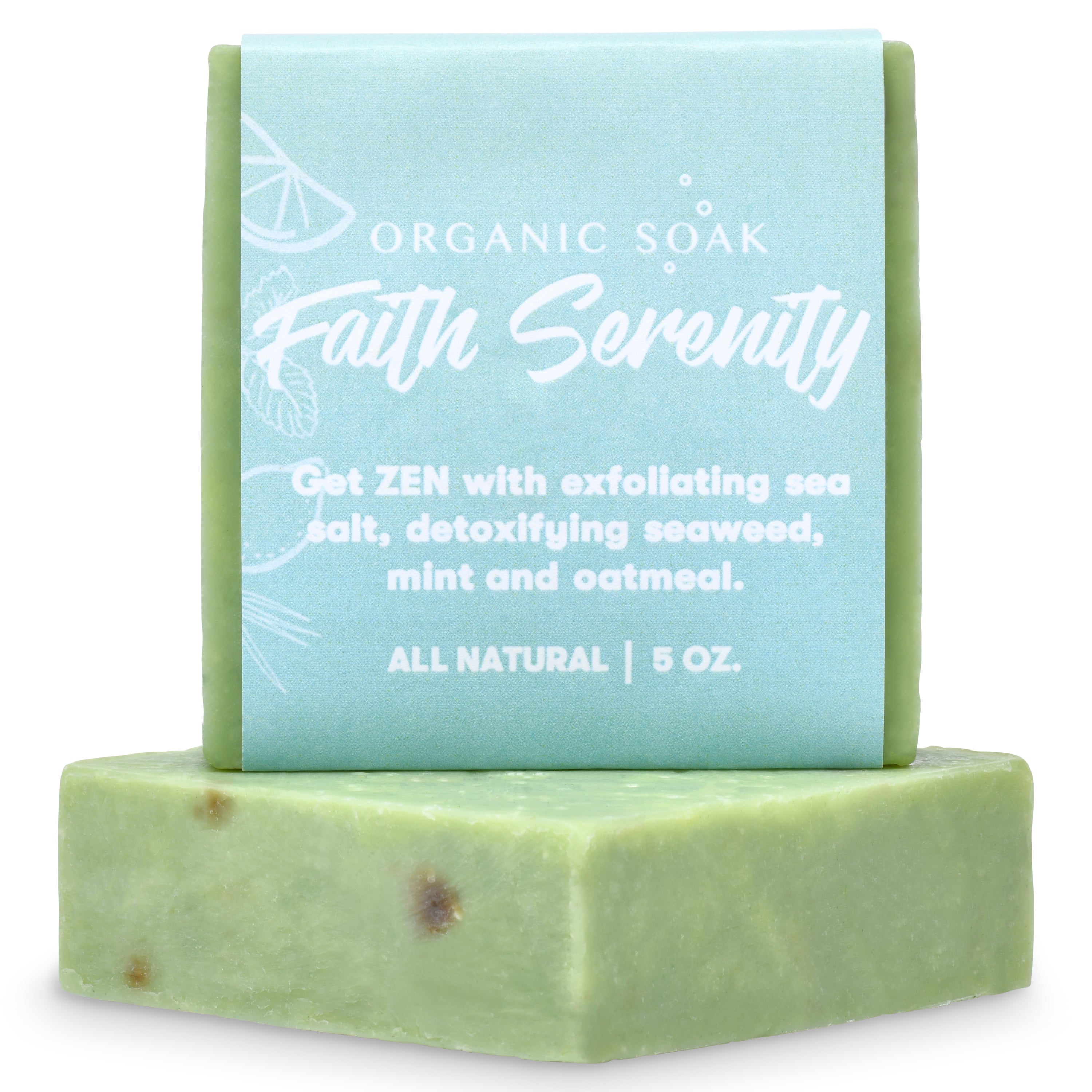 Faith and Serenity All Natural Bar Soap Scrub