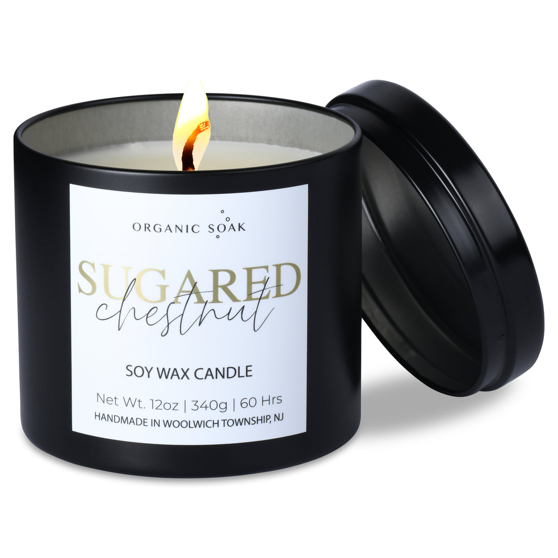 Sugared Chestnut Scented Soy Candle