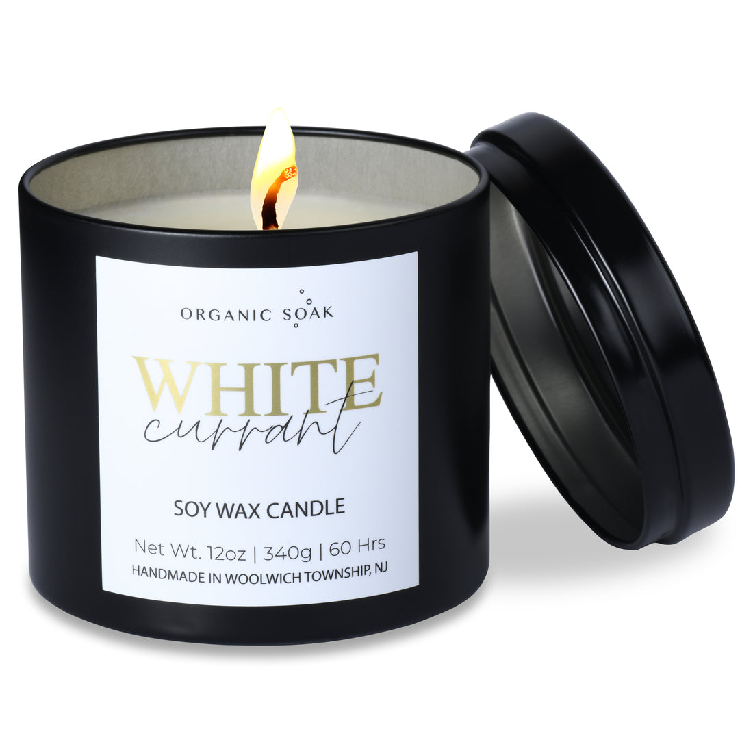 White Currant Scented Soy Candle