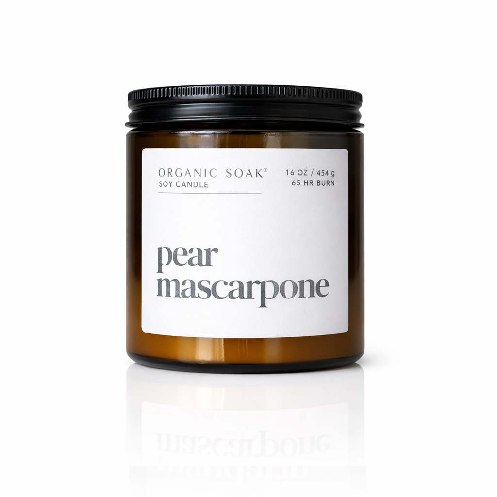 Candle jar labeled &