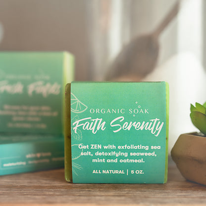 Faith and Serenity All Natural Bar Soap Scrub