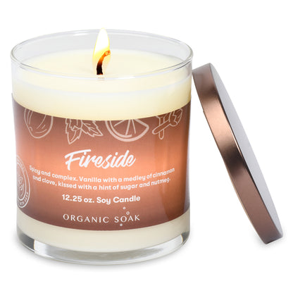 Fireside Scented Soy Candle