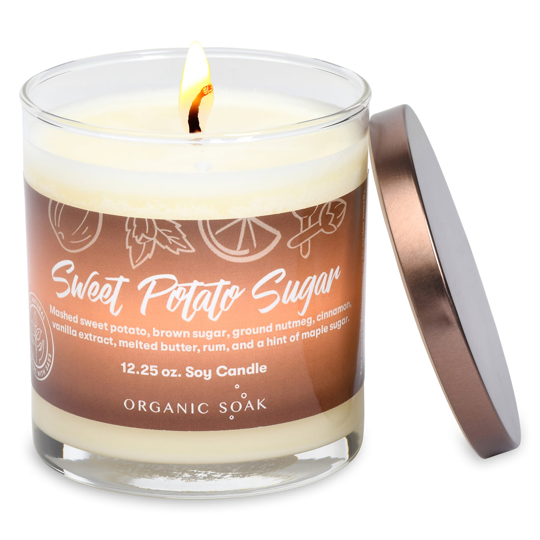 Sweet Potato Sugar Scented Soy Candle