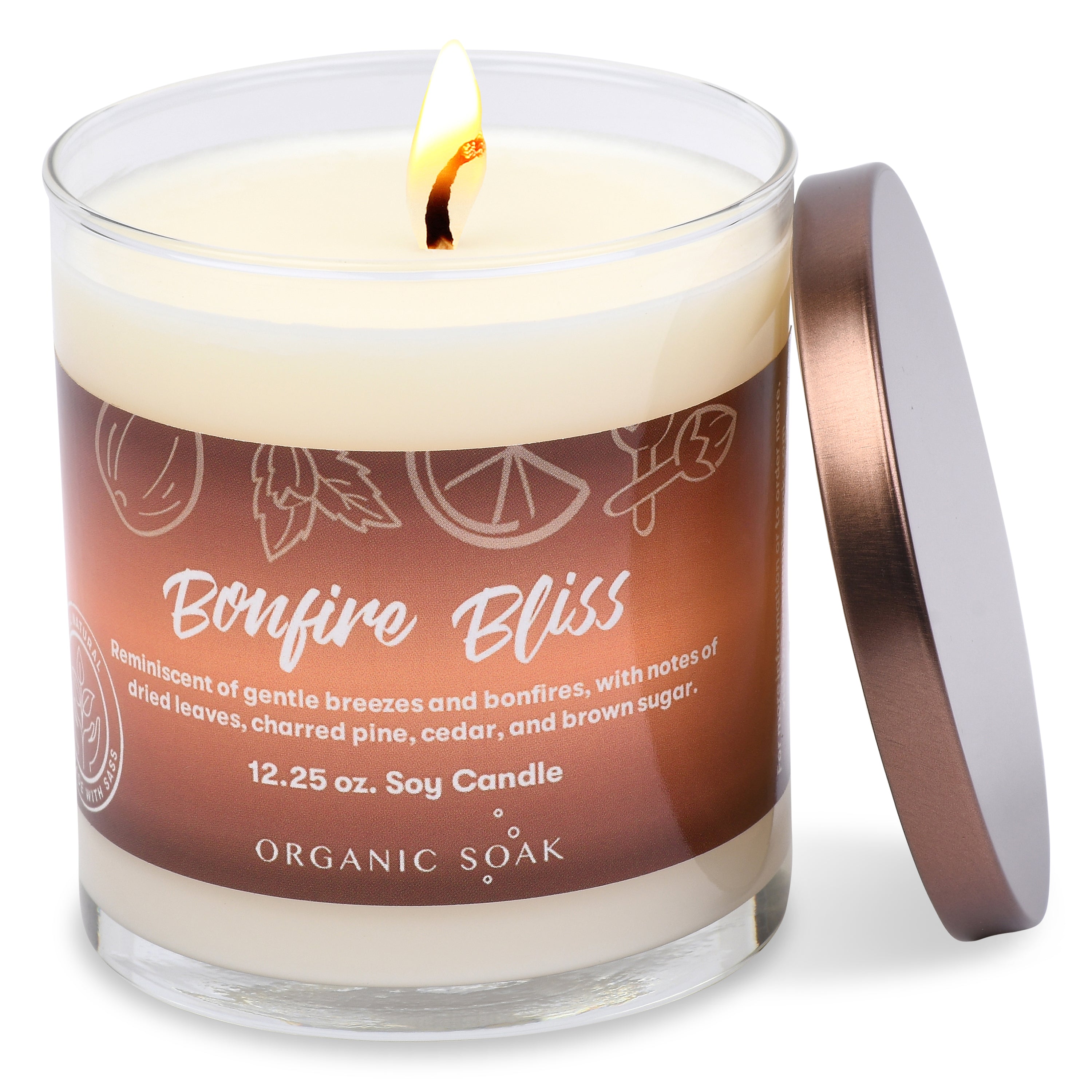 Bonfire Bliss Scented Soy Candle