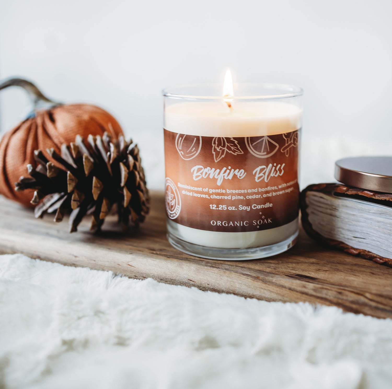 Bonfire Bliss Scented Soy Candle